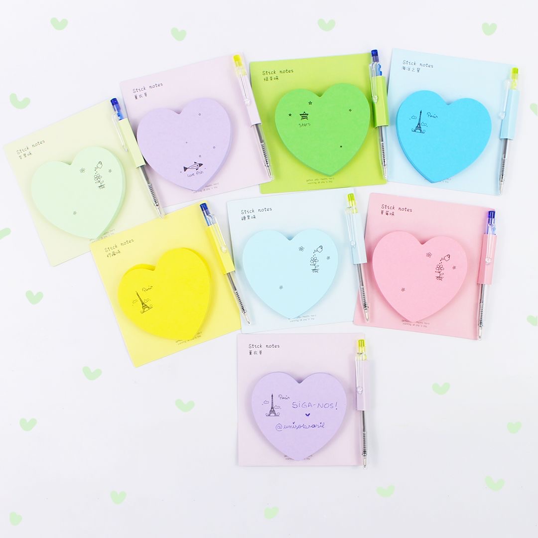 استيكي نوت قلب