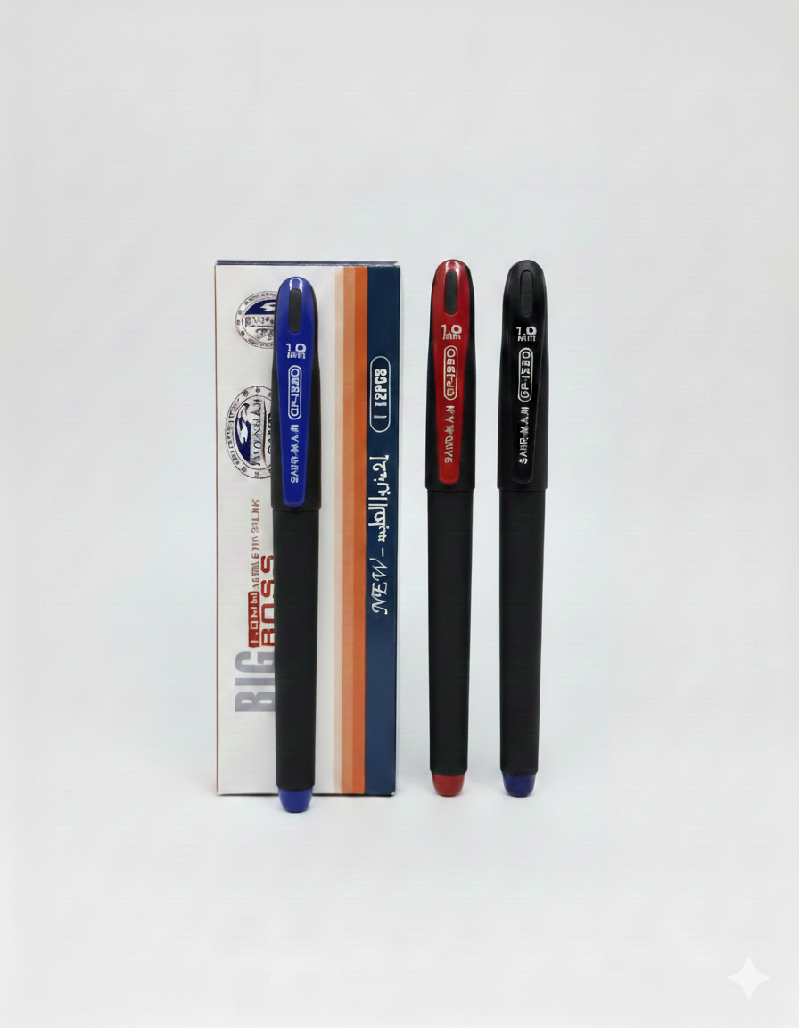 مجموعة أقلام حبر جل من ماركة "بيج بوس"