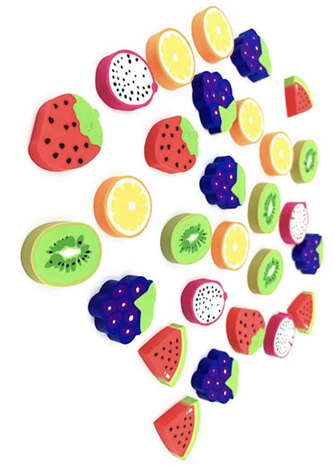 استيكة علي شكل فواكه✨