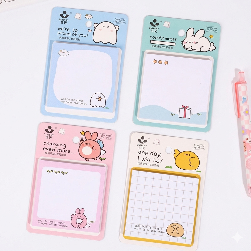 استيكي نوت أشكال كارتونيه