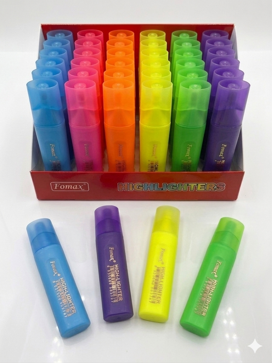 اقلام هايلايتر من نوع Fomax