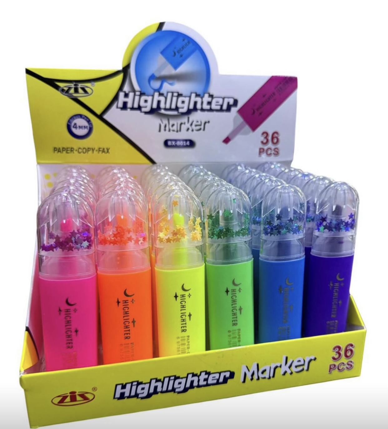 اقلام هايلايتر شكل نجوم