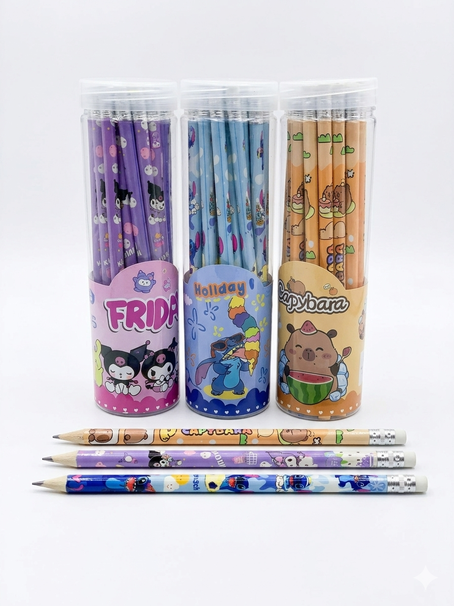 اقلام رصاص أشكال كرتونية